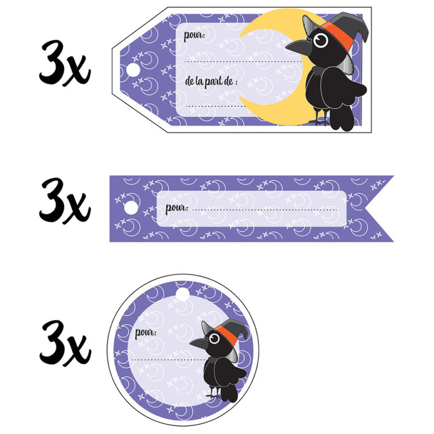 Set complet : Corbeau