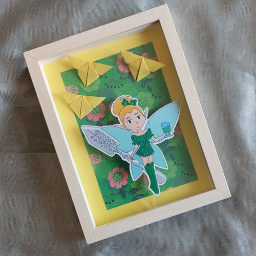 Fée et papillons