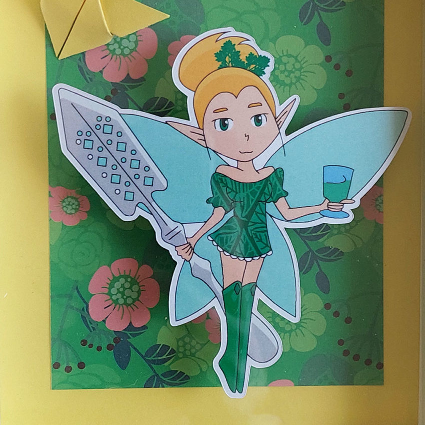 Fée et papillons