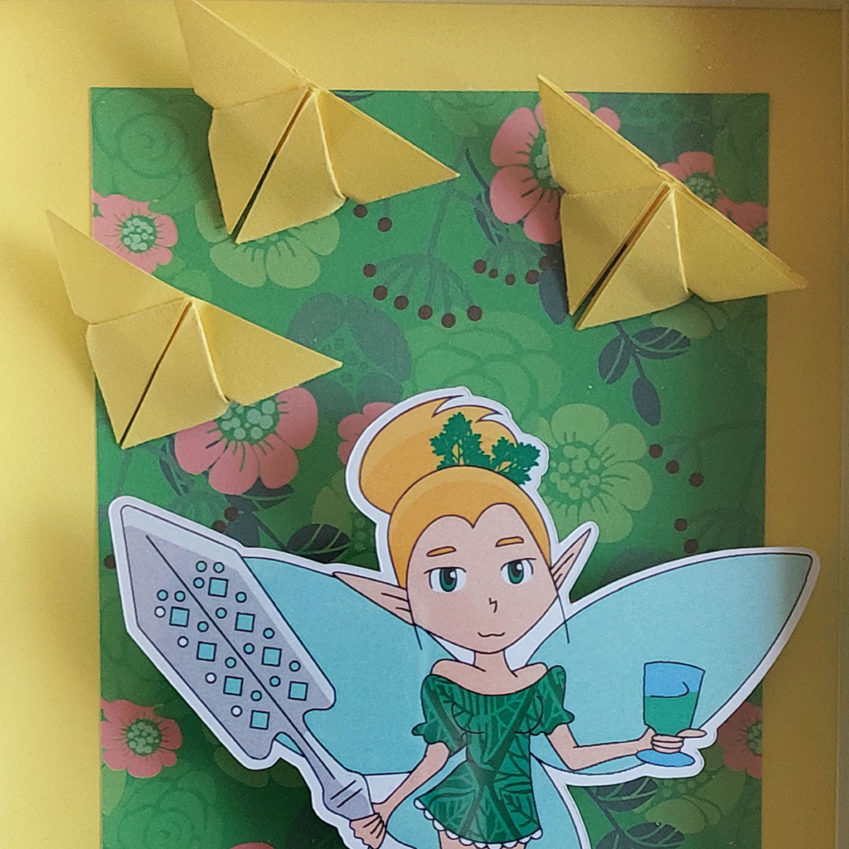 Fée et papillons