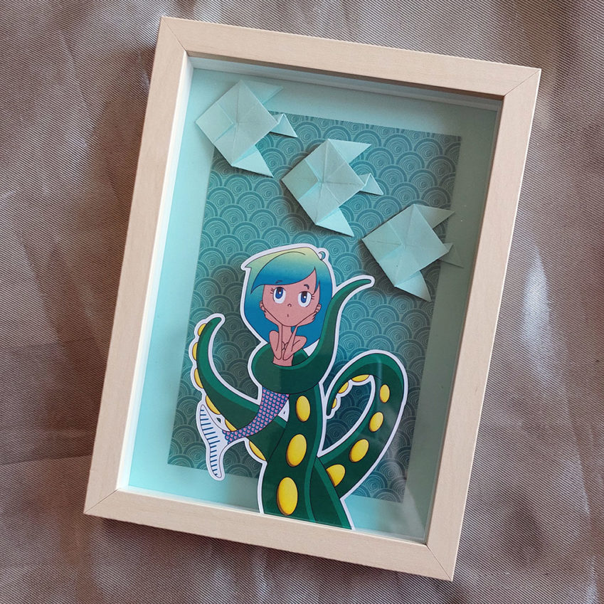 Sirène et poissons