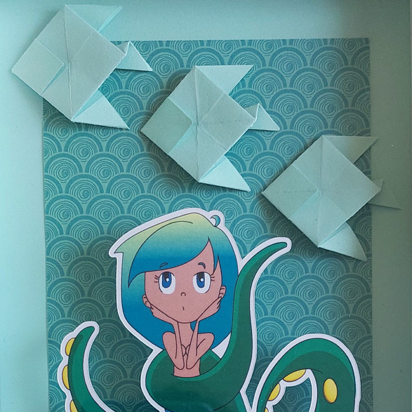 Sirène et poissons