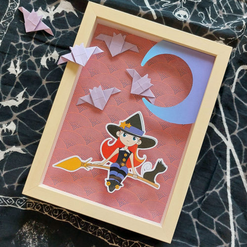 Sorcière et chauve-souris