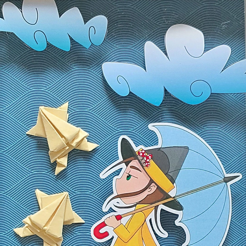 Sorcière et grenouilles